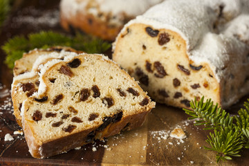 Festive Christmas German Stollen Bread