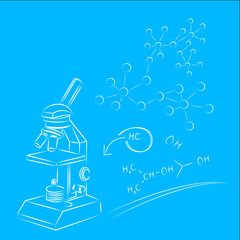 microscope ,vector