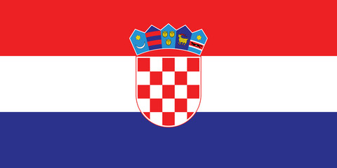 Flag of Croatia - obrazy, fototapety, plakaty