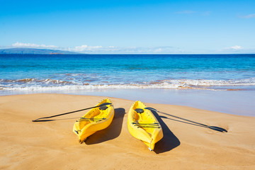 Ocean Kayaks on Sunny Beach