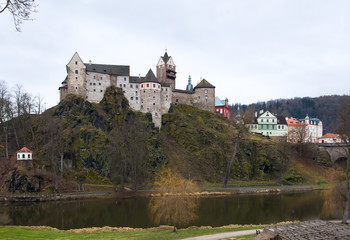 Loket castle and fortification Czech Republic