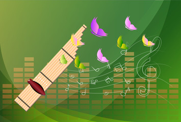 Fototapeta premium Thai musical instruments called 