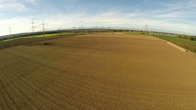 Luftaufnahme, Felder, Landwirtschaft