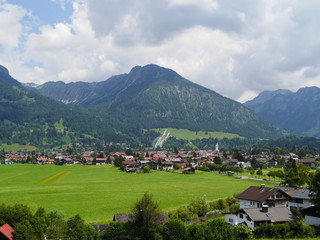 Oberstdorf schwäbischer Landkreis Oberallgäu