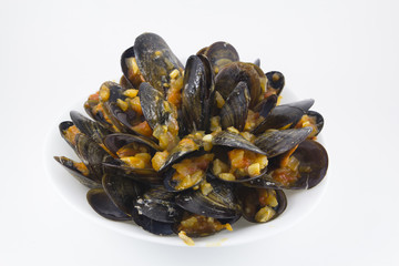 Mussels with sauce