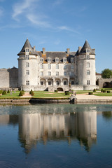 Obraz premium Le château et son reflet