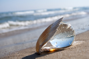 crystal ball as the pearl