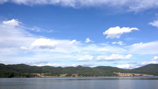 Dospat dam located in Bulgaria