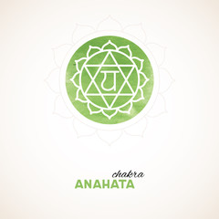 Color chakra watercolor design