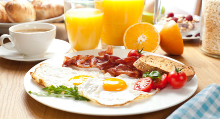 Frühstück tisch