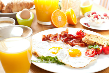 Frühstück tisch
