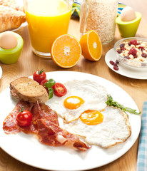 Frühstück tisch
