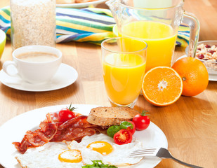 Frühstück tisch