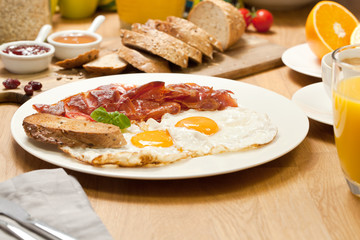 Frühstück tisch