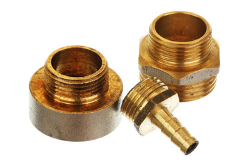 Three brass fittings