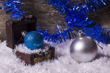 Colorful christmas decorations