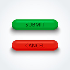 Submit and cancel 3d buttons.