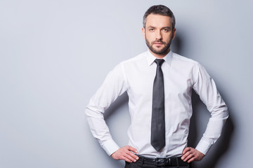 Confident and successful.