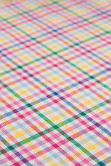 チェック柄の布