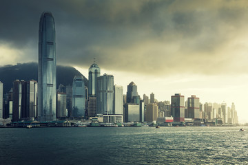 Skyline of Hong Kong