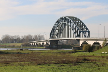 Bridge near Hattem in the Netherlands