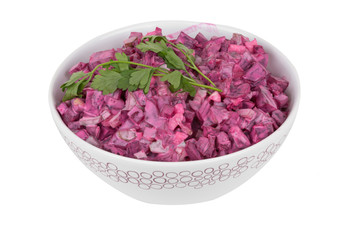 beet with mayonnaise