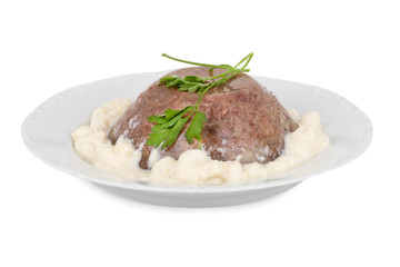jelly and horseradish in a bowl