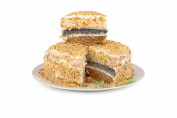 home sweet three-layer cake