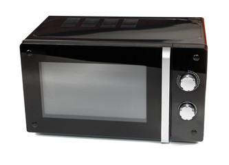 Obraz premium Microwave isolated on a white background