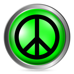Peace symbol buttom