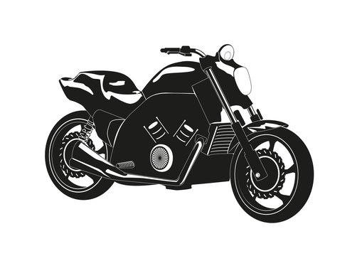 Силуэт мотоцикла