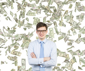 flying dollars