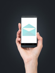 mobile phone with email