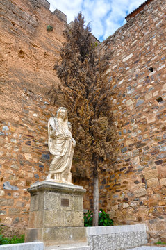 C&aacute;ceres, Genio andr&oacute;gino, escultura romana, Foro de los Balbos