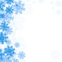 Snowflake Christmas Background Vector Material