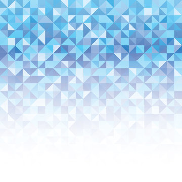 A blue abstract geometric vector background