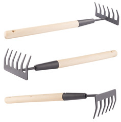 Garden tool for digging isolated