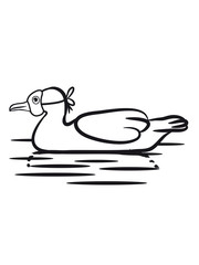 Ente maske Möwe witzig