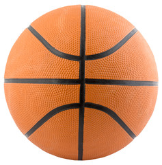Basketball isolated on a white background as a sports and fitnes