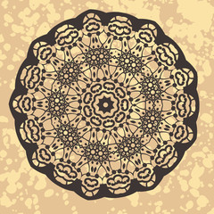 Henna inspired Colourful Mandala