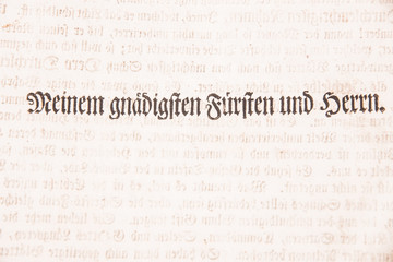 Obraz premium Widmung