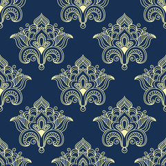 Persian paisley seamless pattern