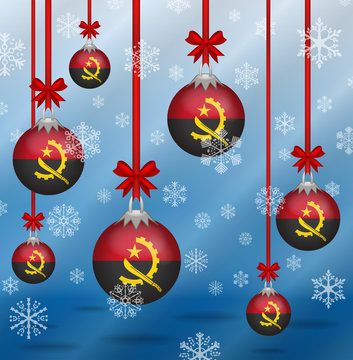 Christmas background flags Angol