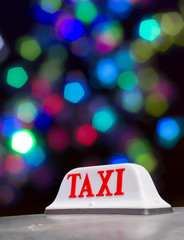 Taxi sign