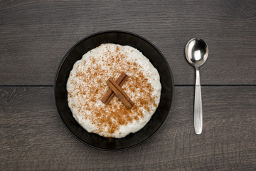 A bowl of rice porridge.