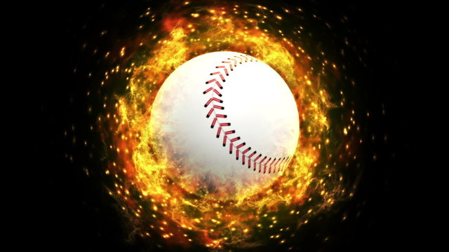 Fiery Basket Ball