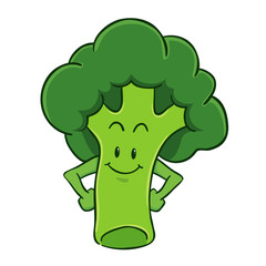 Broccoli Cartoon Character