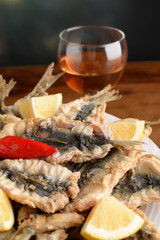 SARDE FRIES, DISH SICILIANO