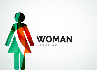 Color abstract logo