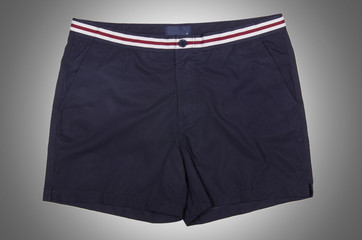 Male shorts isolated on the white background